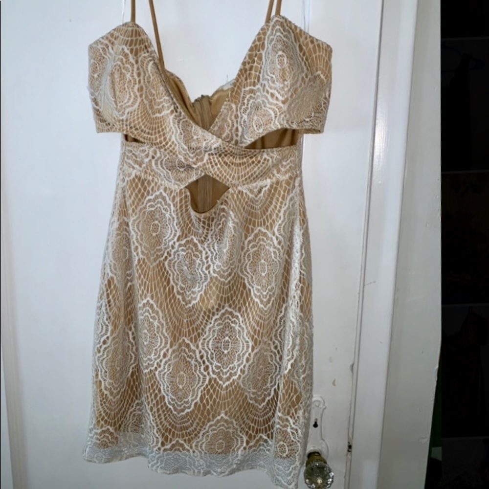 Spaghetti Strapped Cocktail Dress